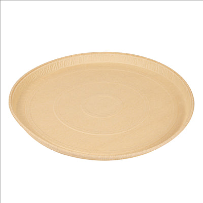 MOULES RONDS ENFOURNER  150 G/M2 Ø 30x1,5 CM NATUREL PAPIER SILICONE (400 UNITÉS)