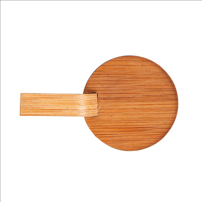 MINI PELLES POUR SNACKS  Ø 5 CM NATUREL BAMBOU (100 UNITÉS)