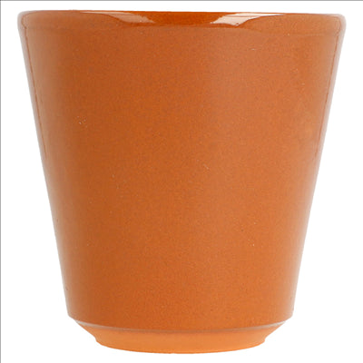 VERRES EN FAÏENCE 200 ML Ø 8,7x8,7 CM MARRON ROUGEATRE CERAMIQUE (36 UNITÉS)