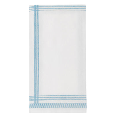 SERVIETTES PLI. 1/8 'LIKE LINEN - COTTAGE' 70 G/M2 45x45 CM BLEU SPUNLACE (600 UNITÉS)