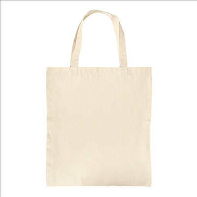 SACS RÉUTILISABLES  38x42 CM BEIGE COTON (25 UNITÉS)