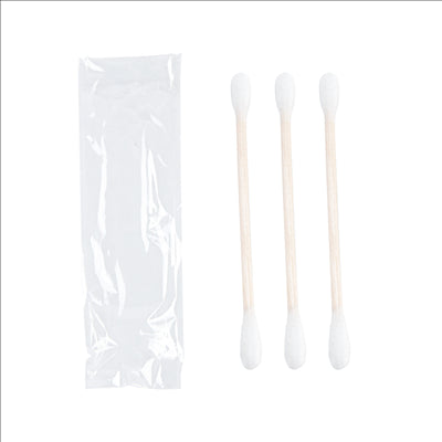 SACHETS 3 BATONNETS  7 CM NATUREL BOIS (1000 UNITÉS)