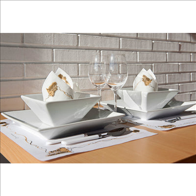 SETS DE TABLE 'BACCHUS' 48 G/M2 31x43 CM BLANC CELLULOSE (2000 UNITÉS)