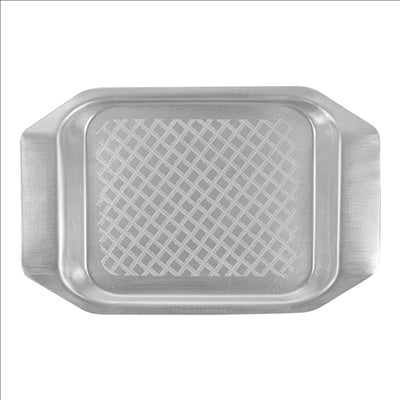 PLATEAU DE SERVICE S 'ARTINOX'  26,2x17,5x2,3 CM ARGENTE INOX (12 UNITÉS)