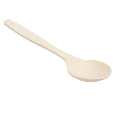 PETITES CUILLÈRES 'PREMIUM'  13 CM IVOIRE FIBRE DE BOIS (120 UNITÉS)