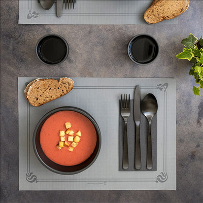 SETS DE TABLE  48 G/M2 31x43 CM GRIS CELLULOSE (2000 UNITÉS)