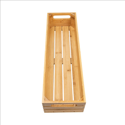 BOÎTE BUFFET GN 2/4  53x16,2x10 CM NATUREL BAMBOU (1 UNITÉ)