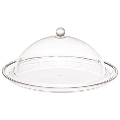 COUPOLE RONDE  Ø 34x16 CM TRANSPARENT POLYCARBONATE (1 UNITÉ)