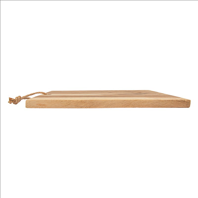 PLANCHE PRÉSENTATION RECTANGULAIRE  38x(26-30)x2 CM NATUREL BOIS (10 UNITÉS)