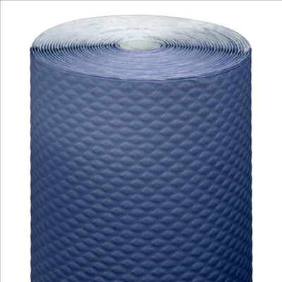 NAPPE EN ROULEAU  48 G/M2 1,20x100 M BLEU MARINE CELLULOSE (4 UNITÉS)