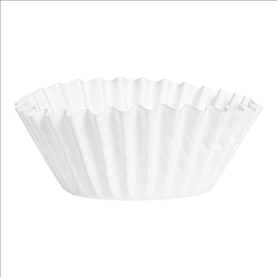 CAPSULES 'PETITS FOURS' 50 G/M2 Ø 4x2,5 CM BLANC PARCH.INGRAISSABLE (500 UNITÉS)