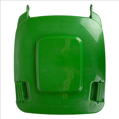 COUVERCLE POUR CONTENEUR 240L  71x56x7,4 CM VERT HDPE (1 UNITÉ)