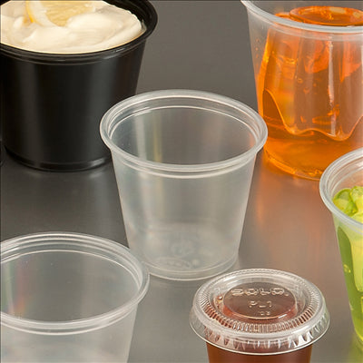 PETITS POTS MICRO-ONDABLES 75 ML Ø6,2x4,3 CM TRANSPARENT PP (2500 UNITÉS)