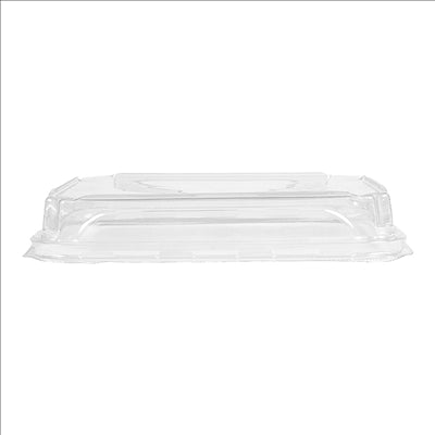 COUVERCLES POUR RÉCIPIENTS 268.88/89  18,5x12,9x3,2 CM TRANSPARENT PET (600 UNITÉS)