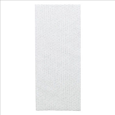 SERVIETTES P.1/8 SLIM 'LIKE LINEN - KEIKO' 70 G/M2 33x40 CM BLANC SPUNLACE (700 UNITÉS)