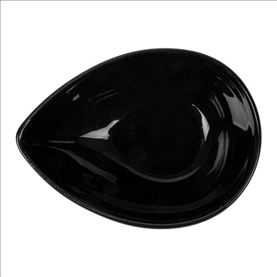 MINI RÉCIPIENTS "LARME"  Ø 10x7,2x4,1 CM NOIR PORCELAINE (12 UNITÉS)