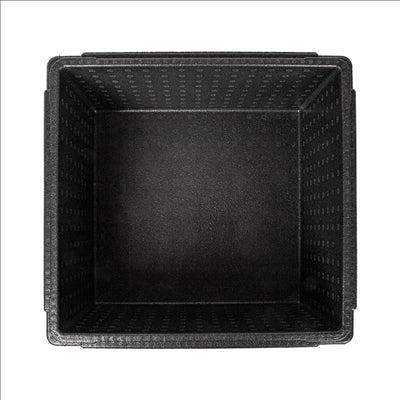 BOÎTE ISOTHERME POUR GN 2/3, PIZZA OU GÂTEAUX 27 L 41,5x40x26,5 CM NOIR EPP (1 UNITÉ)