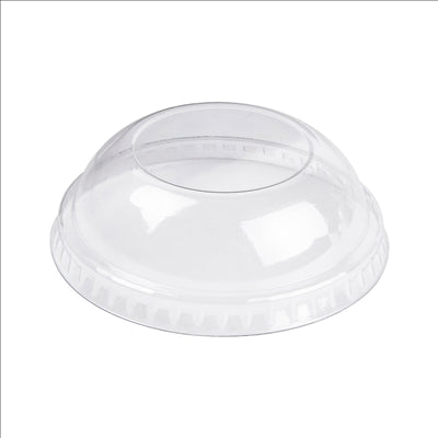 COUVERCLES COUPOLE POUR RÉCIPIENTS 230.27/222.89/217.58  Ø 7,7 CM TRANSPARENT PET (2000 UNITÉS)