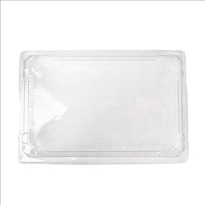 COUVERCLES POUR RÉF. 267.98  23,3x15,8x3 CM TRANSPARENT RPET (70 UNITÉS)