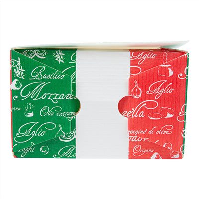 BOÎTES PIZZA CALZONE  330 G/M2 30x16x10 CM BLANC CARTON (100 UNITÉS)