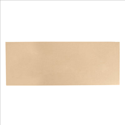 COUVERCLES SANS FENÊTRE POUR BOÎTES 254.66 'THEPACK' 240 G/M2 11x30x2 CM NATUREL CARTON ONDULÉ NANO-MICRO (200 UNITÉS)