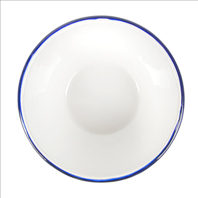 BOLS 'ENAMELWARE' 1500 ML Ø 20,5x8,5 CM BLANC ACIER ÉMAILLÉ (6 UNITÉS)
