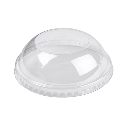 COUVERCLES COUPOLE POUR RÉCIPIENTS 230.33/222.92/217.61  Ø 9,4 CM TRANSPARENT PET (2000 UNITÉS)