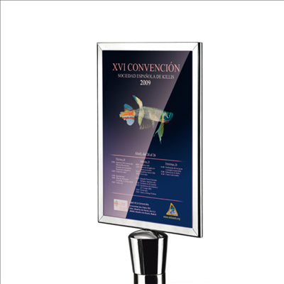 PANNEAU DIN-A4 POUR 162.92/94   ARGENTE INOX (1 UNITÉ)