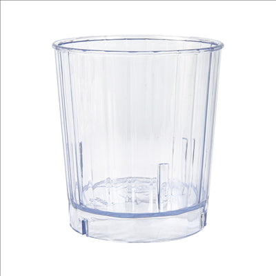 GOBELETS 355 ML Ø 8,6/7,3x9,5 CM TRANSPARENT SAN (72 UNITÉS)