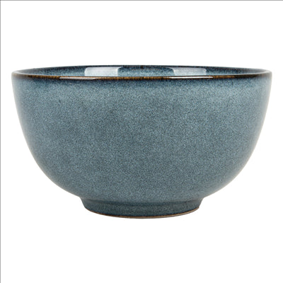 BOL 'AKALA' 580 ML Ø14x7,7 CM BLEU STONEWARE (6 UNITÉS)