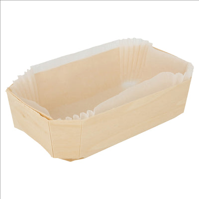 400 U. BARQUETTES BOIS + MOULES SILICONÉS 400 ML 14x9x4,5 CM NATUREL BOIS (1 UNITÉ)