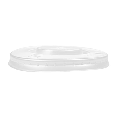 COUVERCLES POUR GOBELETS RÉF. 229.08/10,252.33/34  Ø 9,2 CM TRANSLUCIDE PS (1000 UNITÉS)