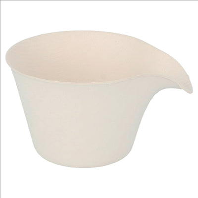 TASSES À CAFÉ 'BIONIC' 150 ML Ø 8,9(10,7)x6 CM BLANC BAGASSE (200 UNITÉS)