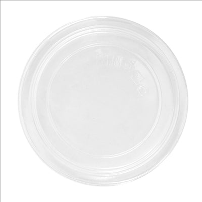 COUVERCLES POUR SALADIERS 211.75 'BIONIC'  Ø15,5x1,7 CM TRANSPARENT PET (500 UNITÉS)