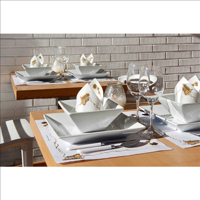 SETS DE TABLE 'BACCHUS' 48 G/M2 31x43 CM BLANC CELLULOSE (2000 UNITÉS)