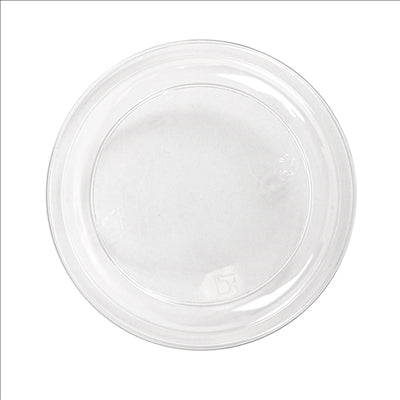 COUVERCLES BAS POUR POTS 260.48/49/50  Ø 10,2x1,3 CM TRANSPARENT RPET (900 UNITÉS)