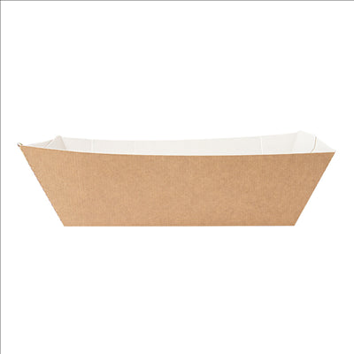 BARQUETTES 'THEPACK' 2400 G 220 G/M2 17x9,7x6,3 CM NATUREL CARTON ONDULÉ NANO-MICRO (600 UNITÉS)