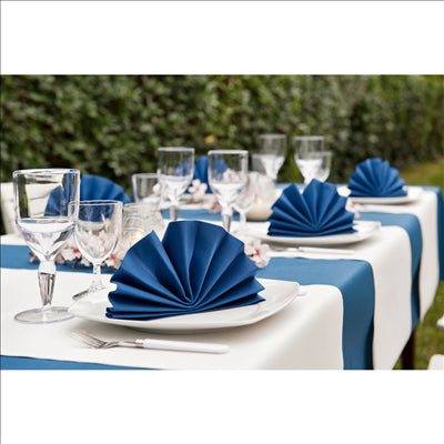 SERVIETTES  55 G/M2 40x40 CM BLEU MARINE AIRLAID (700 UNITÉS)