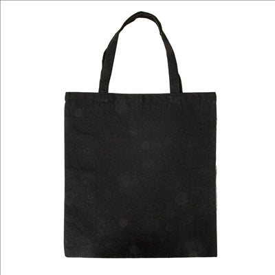 SACS RÉUTILISABLES  38x42 CM NOIR COTON (25 UNITÉS)