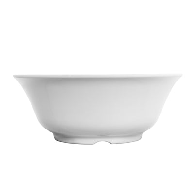 BOLS 'ASAMI WARE' 2600 ML Ø 25,4x10 CM BLANC MÉLAMINE (12 UNITÉS)