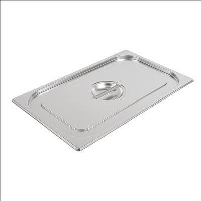 COUVERCLE 1/1 POUR RÉFÉRENCE 181.63/64/65  53x32,5x3,7 CM ARGENTE INOX (1 UNITÉ)