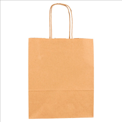 SACS SOS AVEC ANSES  80 G/M2 18+8x21,5 CM NATUREL KRAFT (250 UNITÉS)