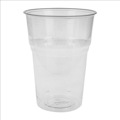 POTS COMPOSTABLES 400 ML Ø 8,5x11,2 CM TRANSPARENT PLA (1000 UNITÉS)