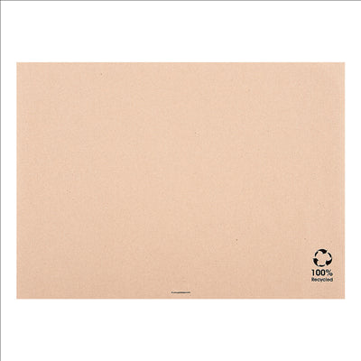 SETS DE TABLE XL - RECYCLÉS  48 G/M2 35x50 CM NATUREL PAPIER (2000 UNITÉS)