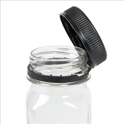 MINI BOUTEILLES 125 ML 4,3x4,3x11 CM TRANSPARENT RPET (513 UNITÉS)