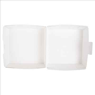 BOÎTES HAMBURGER 'THEPACK' 230 G/M2 17,6x16,8x7,8 CM (XL WIDER) NOIR CARTON ONDULÉ NANO-MICRO (300 UNITÉS)