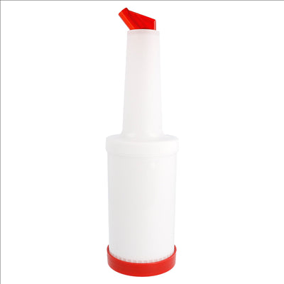 CONTENEUR "POUR MASTER" 960 ML 9x35,5 CM ROUGE PP (1 UNITÉ)