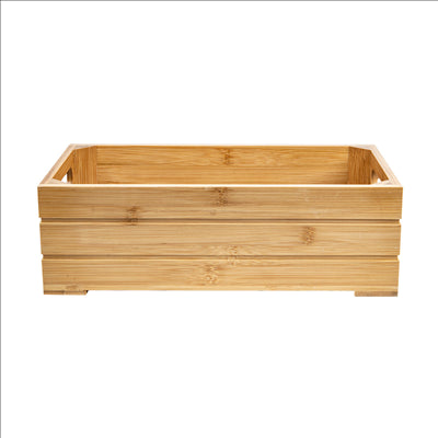 BOÎTE BUFFET GN 1/3  32,5x17,6x10 CM NATUREL BAMBOU (1 UNITÉ)