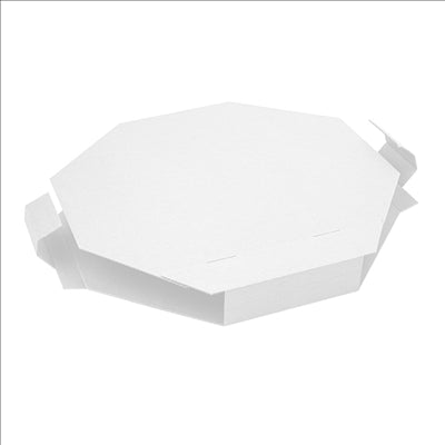 BOÎTE POUR PAELLAS  360 G/M2 40,5x40,5x5 CM BLANC CARTON (100 UNITÉS)