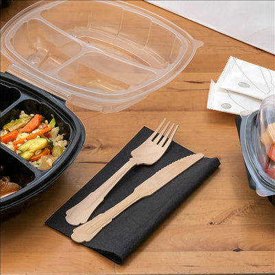 COUTEAUX 'CLASSIC'  20,4 CM NATUREL BOIS (100 UNITÉS)